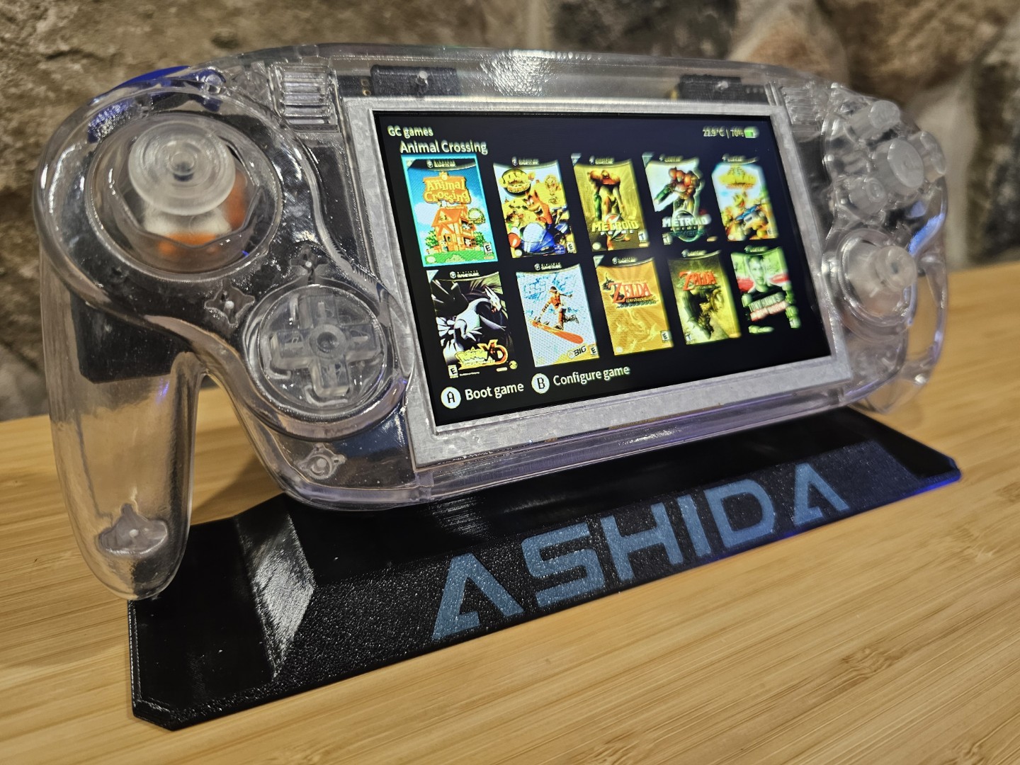 Ashida Wii portable detail